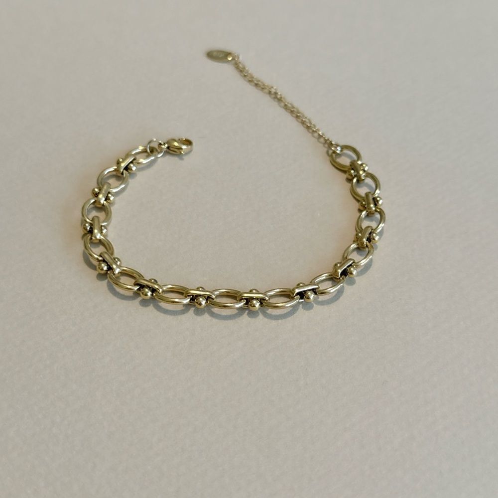 Minimalist link chain bracelet #1370 - Picture 4 of 5